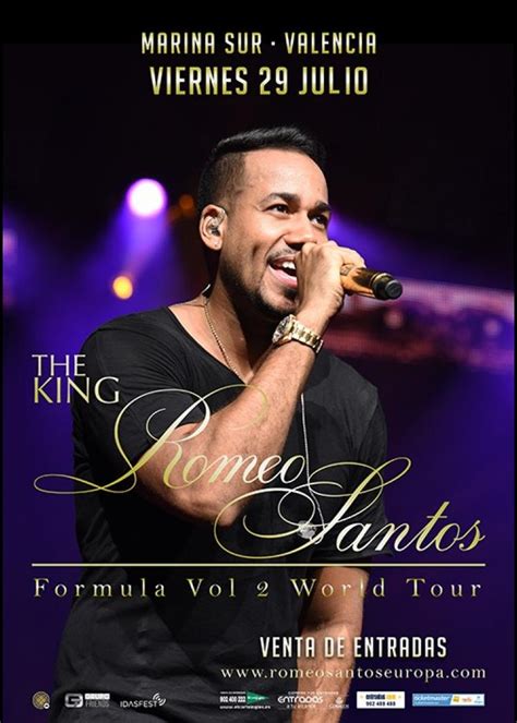 concierto romeo valencia|Romeo Santos vuelve a València el 22 de julio: dónde conseguir。